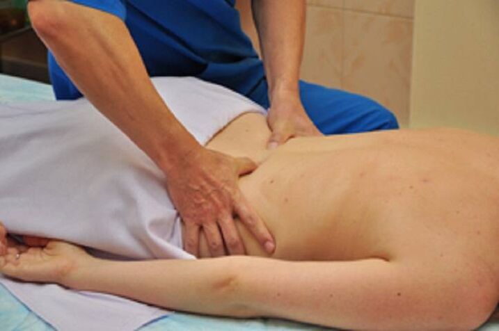 Massage effectively treats lumbar osteochondrosis