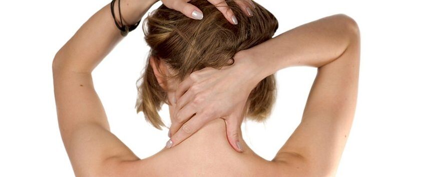 Cervical self-massage to treat osteochondrosis